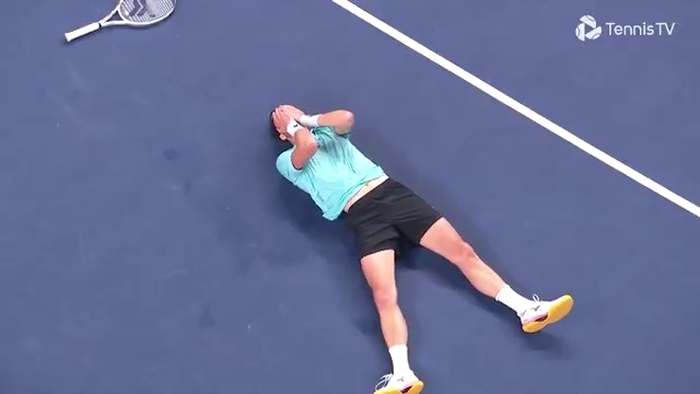 The breakthrough of a lifetime 🌟 Arthur Rinderknech defeats Medvedev 4-6 6-2 6-4 to reach the biggest final of his career. Rolex Shanghai Masters | #RolexShanghaiMasters
