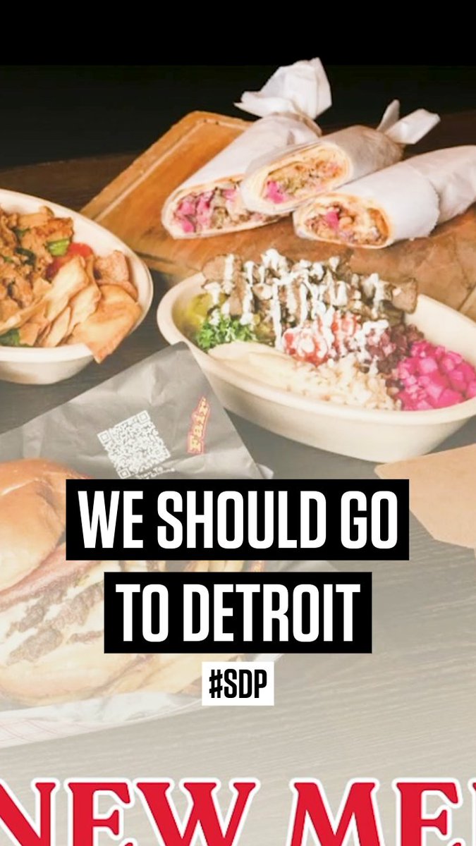 NSFW: The boys get all hot and bothered over Detroit's new arena menu. 🍔🫦 #SDP #LGRW