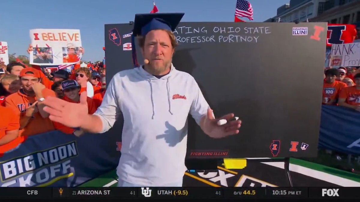 Professor Portnoy is here to teach Illinois how to beat the Ohio State cowards Big Noon Kickoff