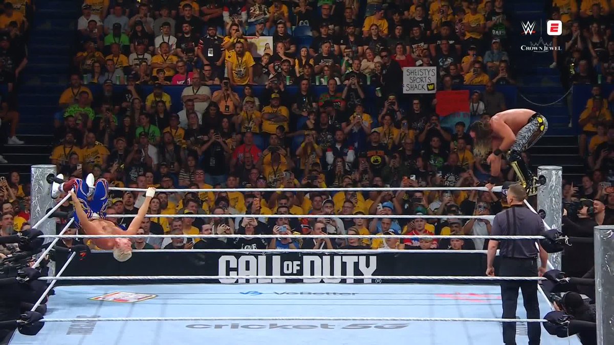 Seth Rollins is INSANE! 😳 Watch live on the ESPN app: