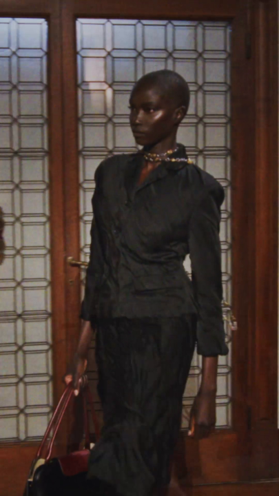 Versace Spring Summer 2026 unveiled at the Pinacoteca Ambrosiana, Milan.