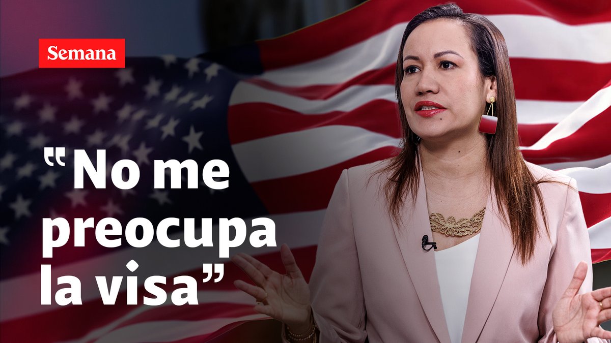 "Tengo visa vigente, pero no me preocupa. No tengo interés de ir a Estados Unidos porque me interesa recorrer a mi Colombia (...) El problema que me preocupa es que hay un genocidio en Palestina": Carolina Corcho.