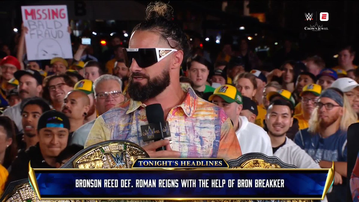 .Seth Rollins told Cody Rhodes he'd do ANYTHING to win and he did just that! Relive WWE Crown Jewel on the ESPN app: