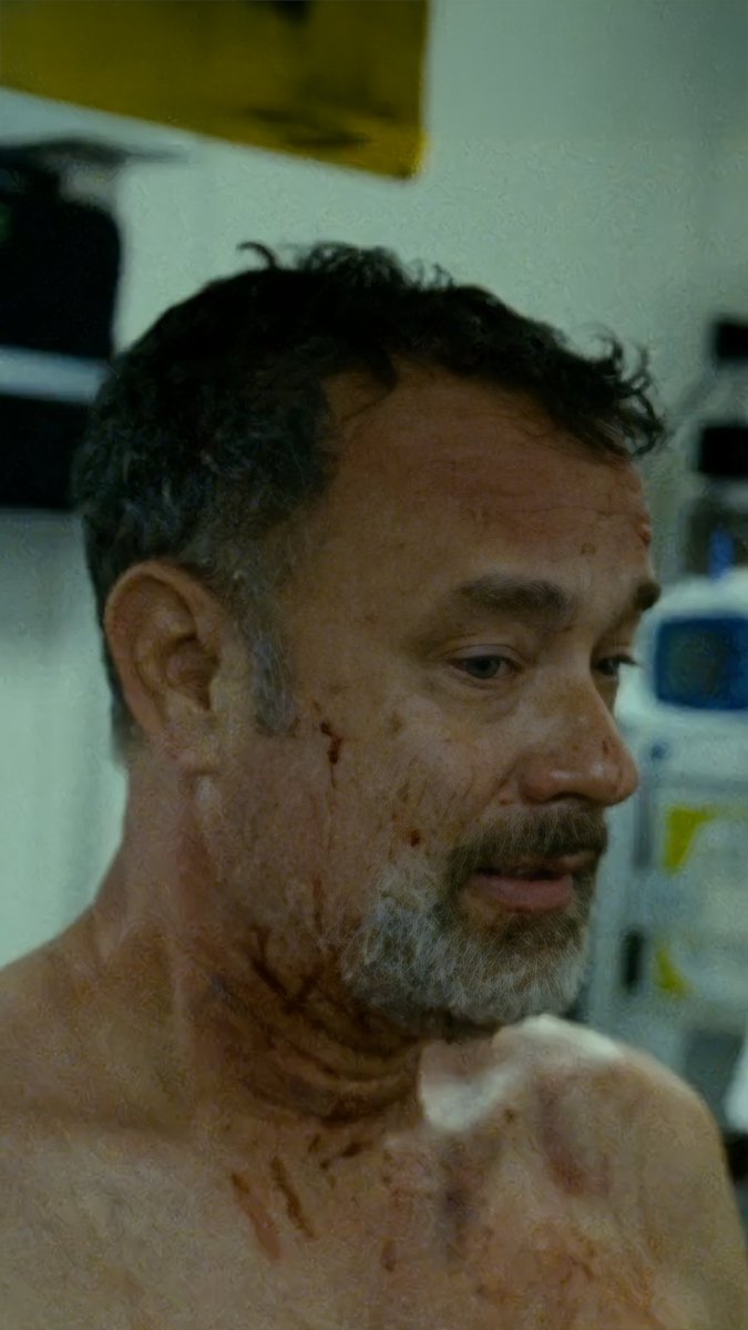 Survival has its own scars. Film: CAPTAIN PHILLIPS (2013)