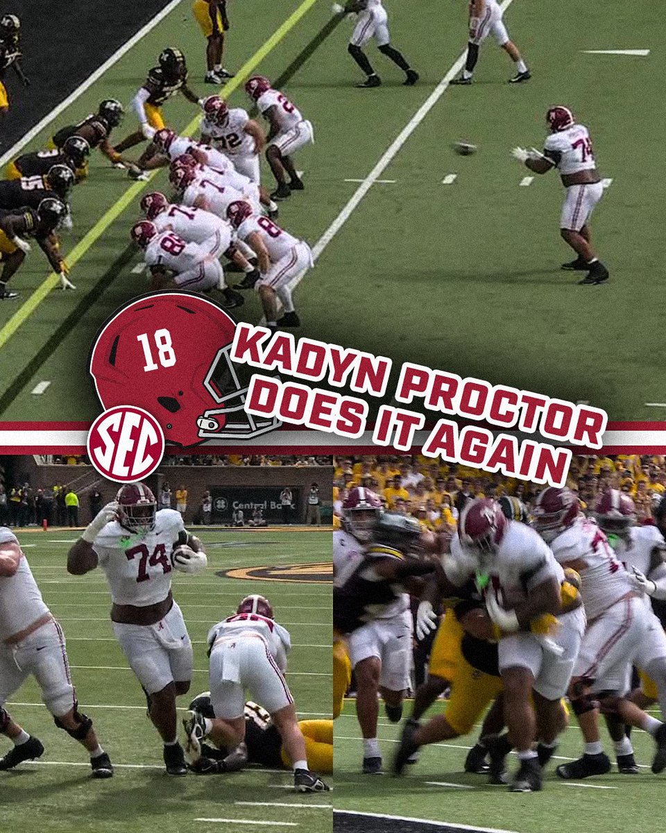 KADYN PROCTOR. WILDCAT. 🚨 Alabama Football x 📺 ABC