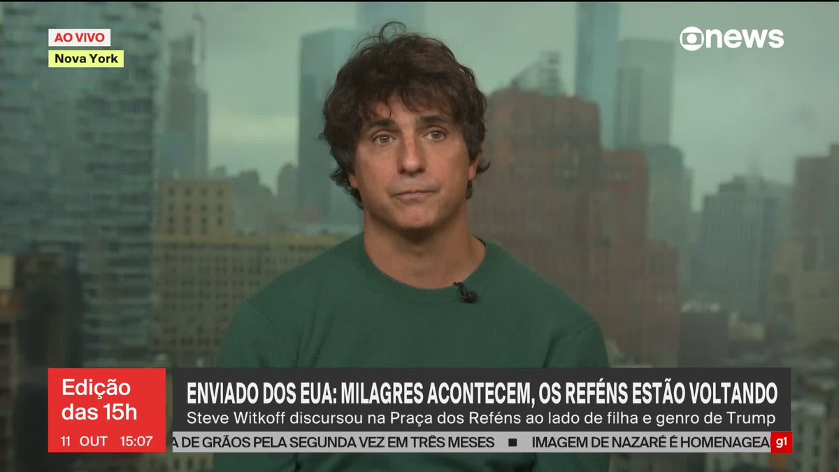 “É o que se chama de cessar-fogo, que pode migrar depois para um armistício”, diz Guga Chacra sobre atual estágio do acordo entre Israel e Hamas. “Não é a paz que ocorre.” Entenda. ➡ Assista na #GloboNews: