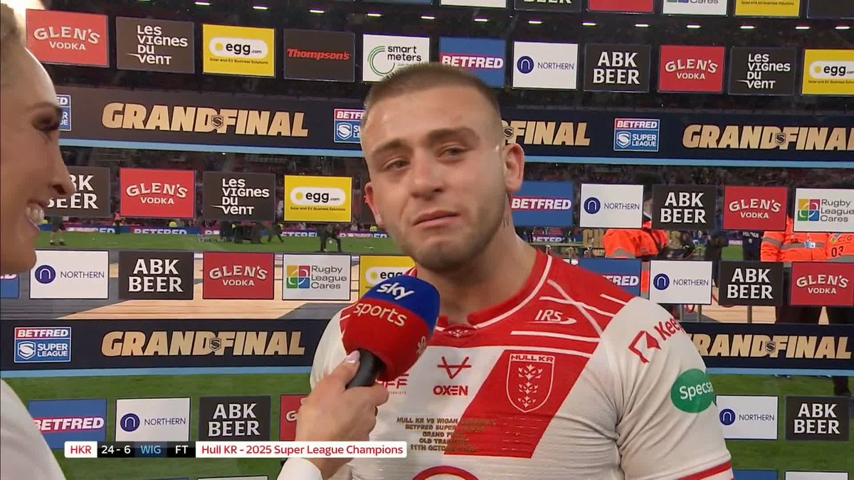 "It's a dream come true" 🥺 An emotional Mikey Lewis reflects on Hull KR's historic Grand Final win 🏆