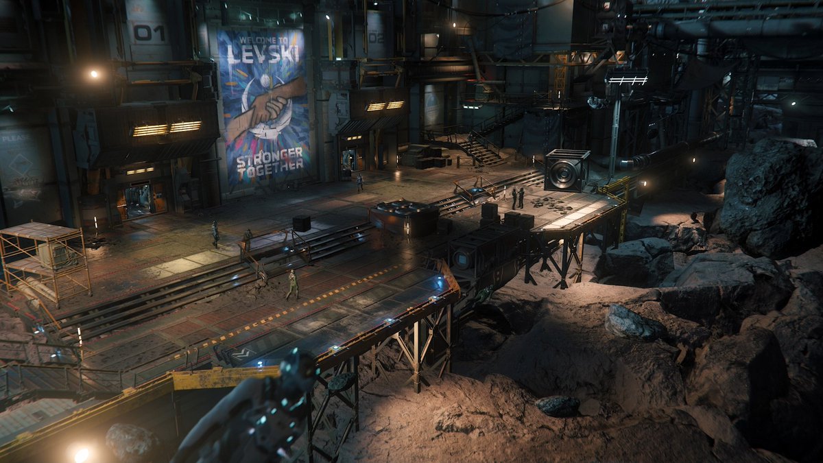 Levski is back! What's the first area you plan to explore? 📍 Refinery 📍 Cargo Services 📍 Teach's Ship Shop 📍 Grand Barter Just shown during #CitizenCon Direct Tune in: