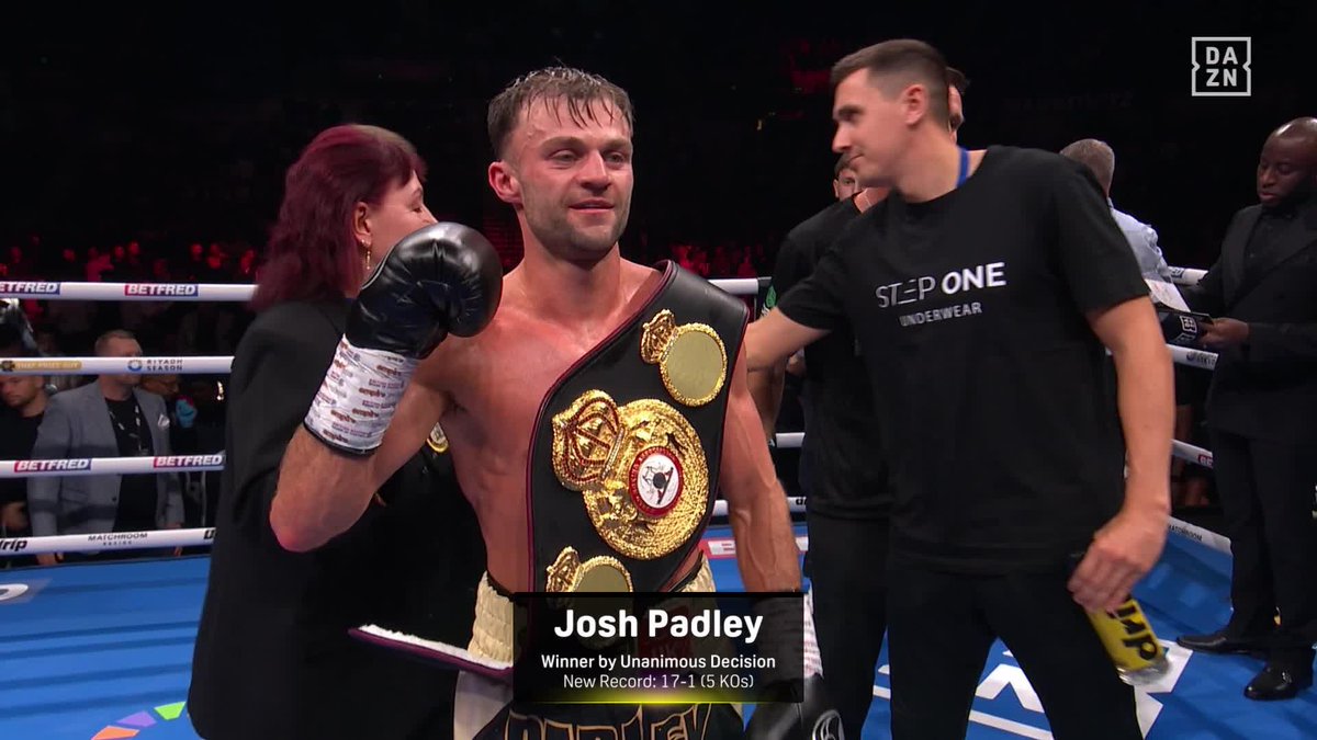 Josh Padley defeats Reece Bellotti on points after 10 rounds of action 👀 #AllenMakhmudov | Live NOW on DAZN