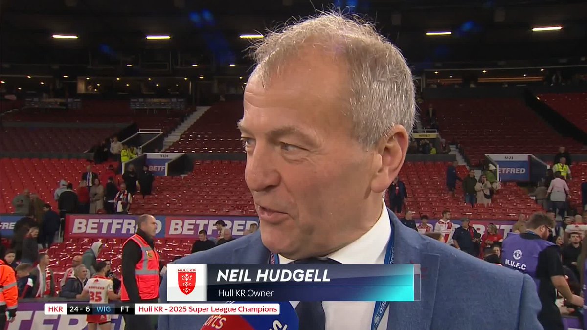 "It was our time" 🕰️ Hull KR owner Neil Hudgell reflects on their momentous win 🏆