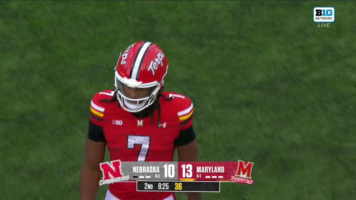 First career TD for Maryland Football's Leon Haughton Jr.! 📺: Big Ten Network