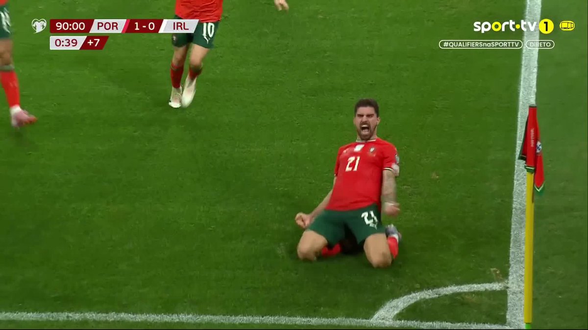 RÚBEN NEVES DÁ A VITÓRIA A PORTUGAL NOS DESCONTOS Tinha de ser ele! ❤️