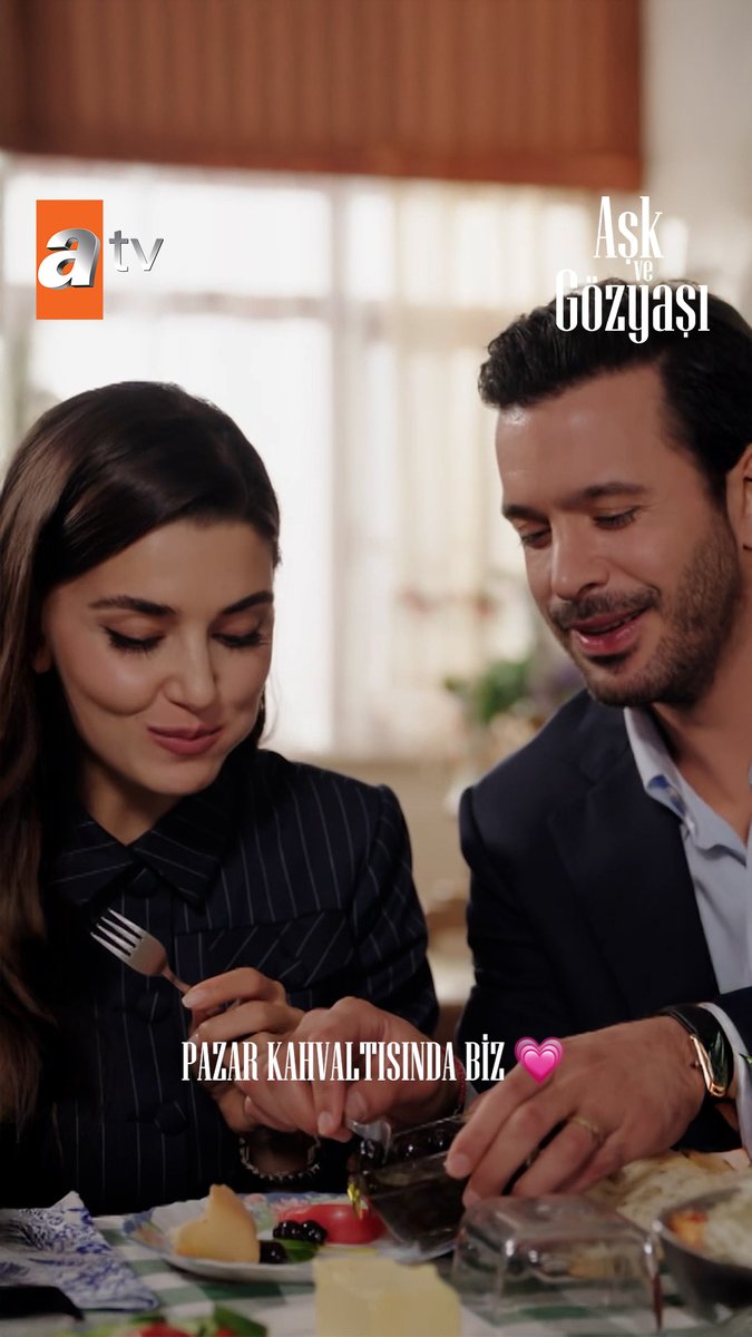 Pazar sabahı böyle olmak istediğin kişiyi etiketle! 💗 #MeySel Aşk ve Gözyaşı yeni bölümüyle Cuma 20.00’de atv’de! ♥️ #AşkveGözyaşı atv