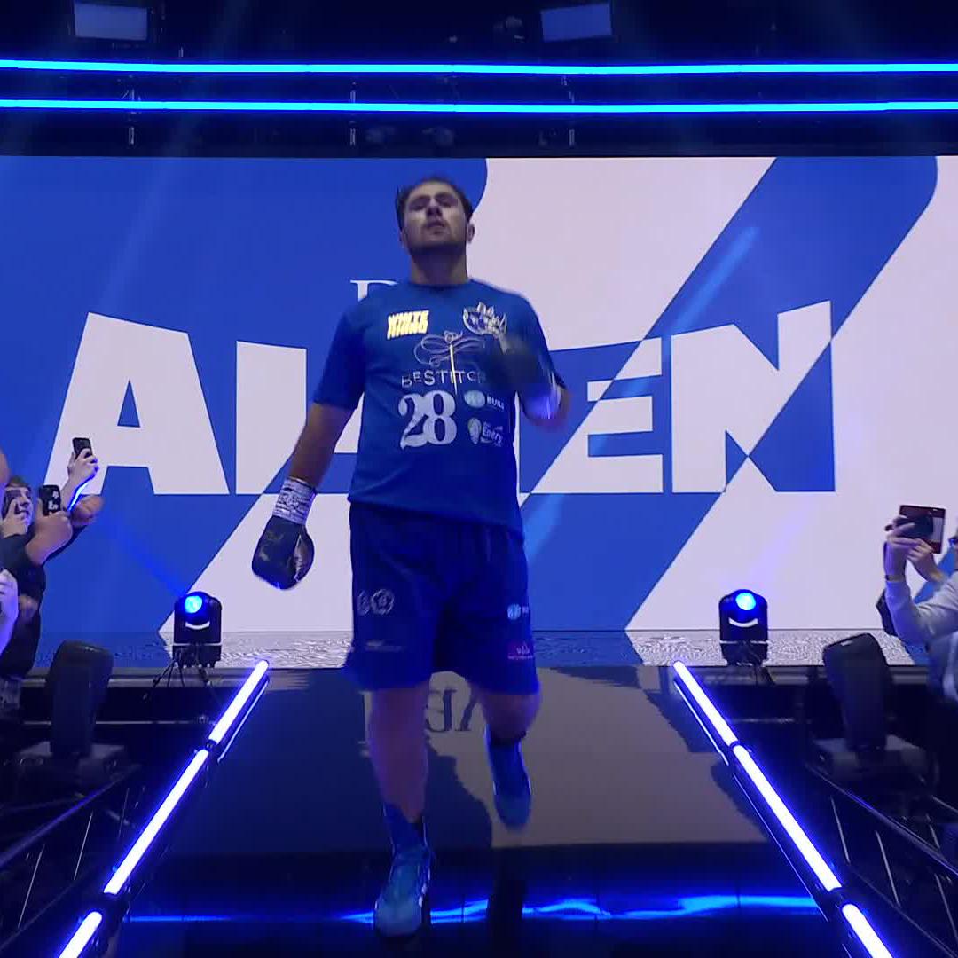 Dave Allen makes the walk, ๐ก๐ข๐ฌ ๐ฐ๐๐ฒ ๐ถ #AllenMakhmudov | Live NOW on DAZN