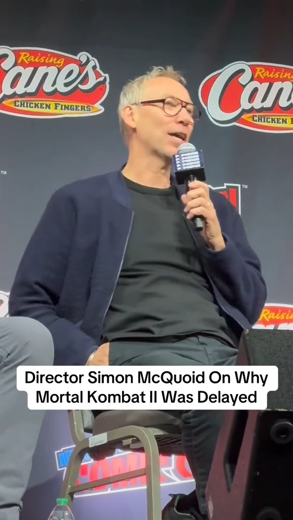 Director Simon McQuoid reveals the reason why #MortalKombatII got delayed until 2026 at #NYCC.