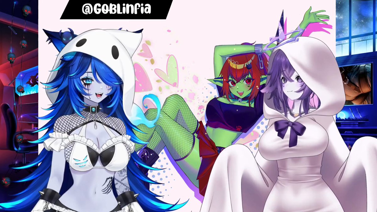 I think they liked my design, what do you think chat? Spite 🐺 Cerberus Vtuber 🐺 &amp; MegalodonVT | Shark Vtuber 🦈🫧💜 TY FOR THE LOVE ON THE DESIGN LMAO 😭🖤