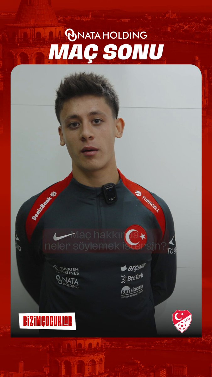 NATA Holding ile maç sonu. 🎤 Arda Güler I #BizimÇocuklar I #BULTUR I NATA Holding