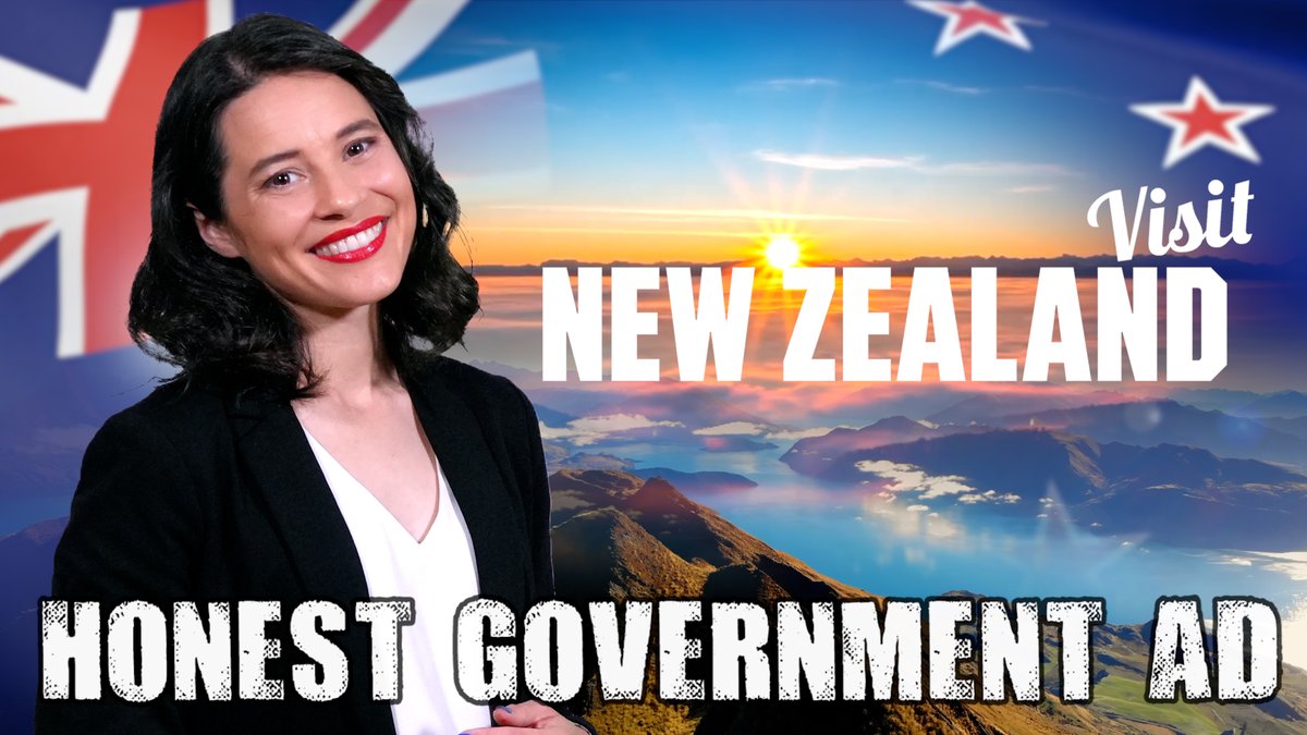 The Government of New Zild has made a new tourism ad and it's surprsingly honest and informative! 🇳🇿