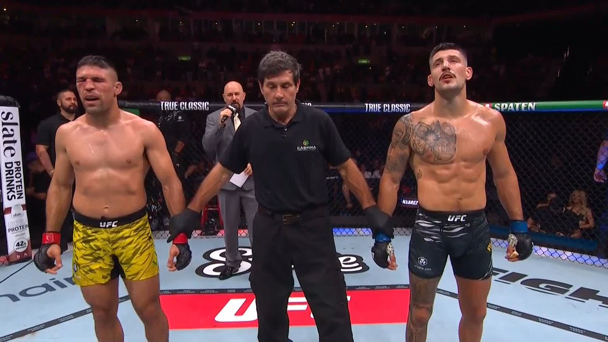 UNE DÉMONSTRATION 🔥 Joel Alvarez l’emporte par décision unanime (30-26) face à Vicente Luque ! 👏 #UFCRio
