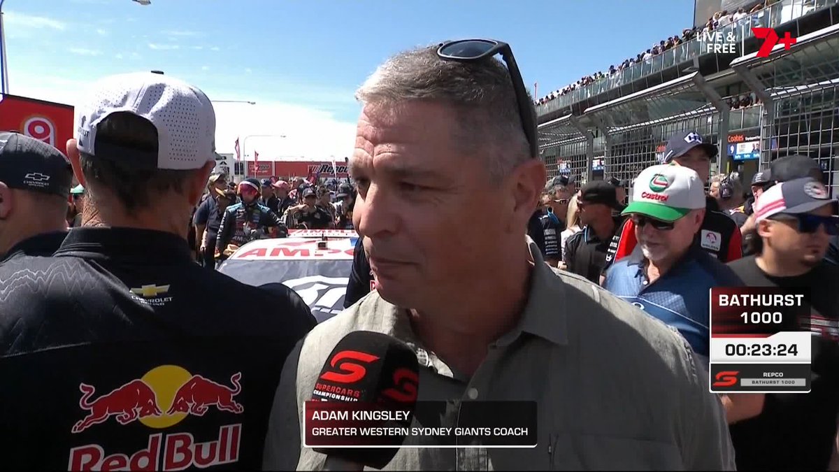 "I just can't believe the size of it." 🗣️ Adam Kingsley is loving his first #Bathurst1000