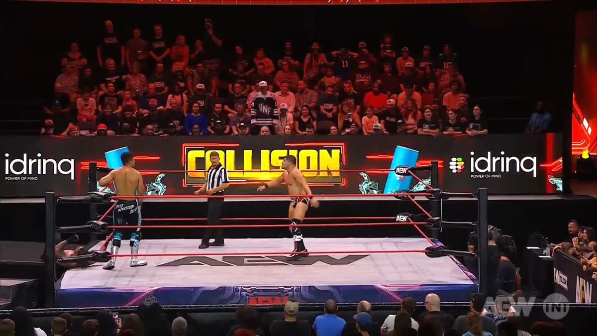 .''Platinum'' Max Caster + Anthony Bowens may not get along, but SOMETHING is working ... Watch #AEWCollision on TNT & HBO Max
