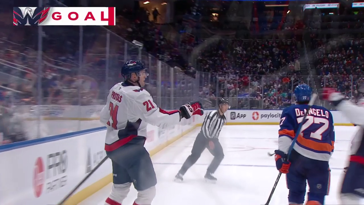 Aliaksei Protas is so casual with it on the breakaway 🤷‍♂️ #NHLFaceOff