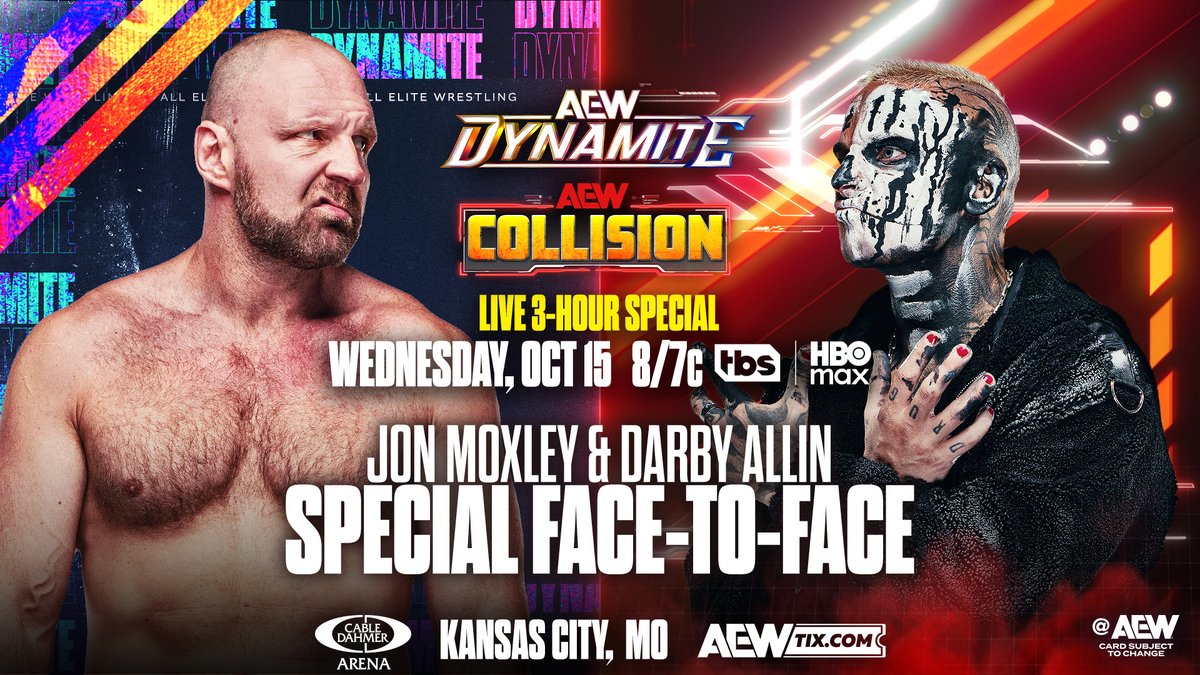 "We will not be held responsible for what happens next." The Death Riders made their message loud and clear to DARBY ALLIN, and they’ll come face-to-face this Wednesday ahead of their battle at #AEWWrestleDream! Watch #AEWCollision on TNT & HBO Max