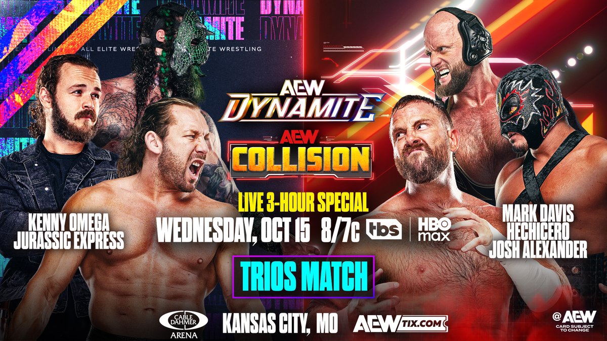 Kenny Omega sitting in the old BTE Elite locker room before Jack Perry enters and meets him. JACK WANTS TO HELP KENNY, BUT HE DOESN'T TRUST HIM YET. He's gonna have to win his trust with his Dinosaur... on Wednesday! Omega/JE vs DCF most likely.