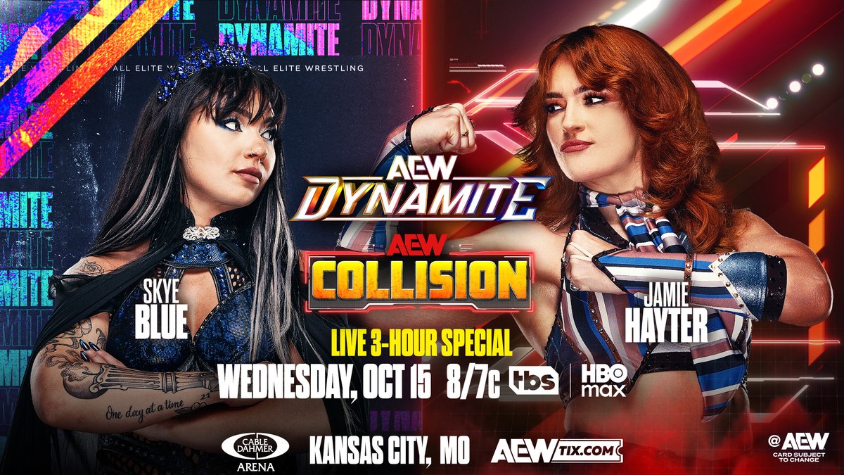 Triangle of Madness tried to comment on their match earlier in the night but were blindsided by JAMIE HAYTER and Queen Aminata クィーンアミナタ! Watch #AEWCollision on TNT & HBO Max