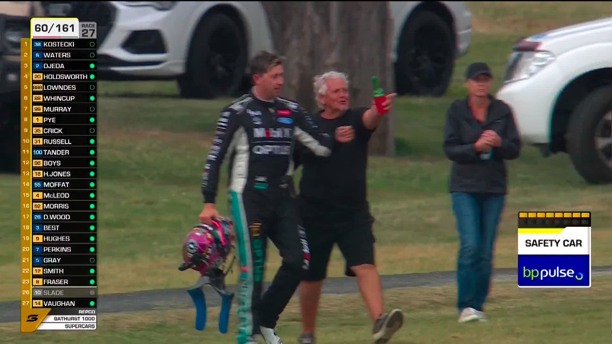 Is there anything more Bathurst than cracking a tinnie with the fans after some heartache? #RepcoSC #Supercars #Bathurst1000