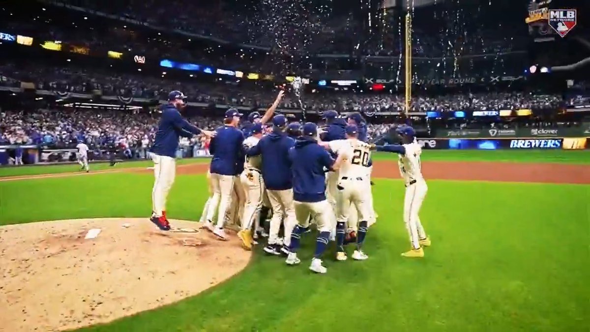 Next stop for the Milwaukee Brewers: the NLCS ✅