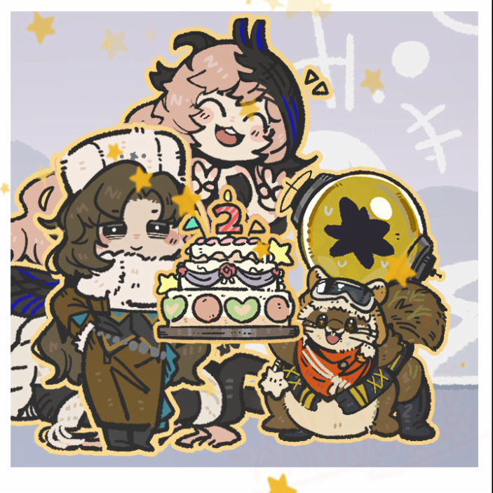 High Noon… for Cake! Bullets? Just buttercream! Happy 2nd Anniversary! Reverse: 1999 2nd Anniversary Version— Version 2.8 Paradise Regained is now available on Mobile and PC.