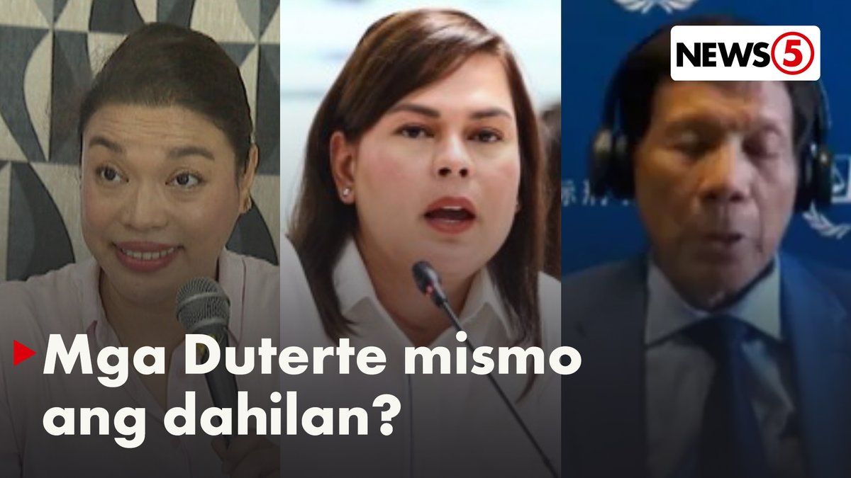 'WALA BANG GC 'TONG MGA 'TO?' Hindi umano tugma ang mga naging pahayag ng pamilyang Duterte sa statements ng defense team ni dating pangulong Rodrigo Duterte kaya hindi napagbigyan ang hiling na interim release para sa kanilang ama. Isa raw ito sa mga dahilan ng International Criminal Court (ICC) sa kanilang inilabas na desisyon. | via Gio Robles For more latest stories, visit us at
