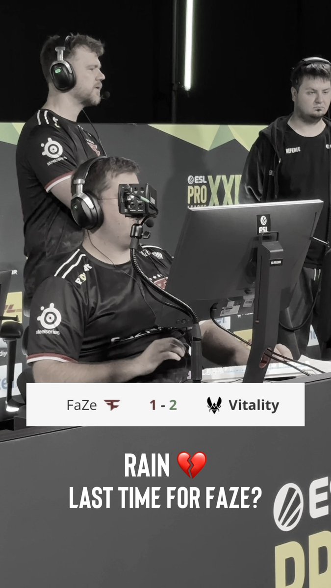 karrigan & rain hugging after FaZe's loss vs Vitality 💔