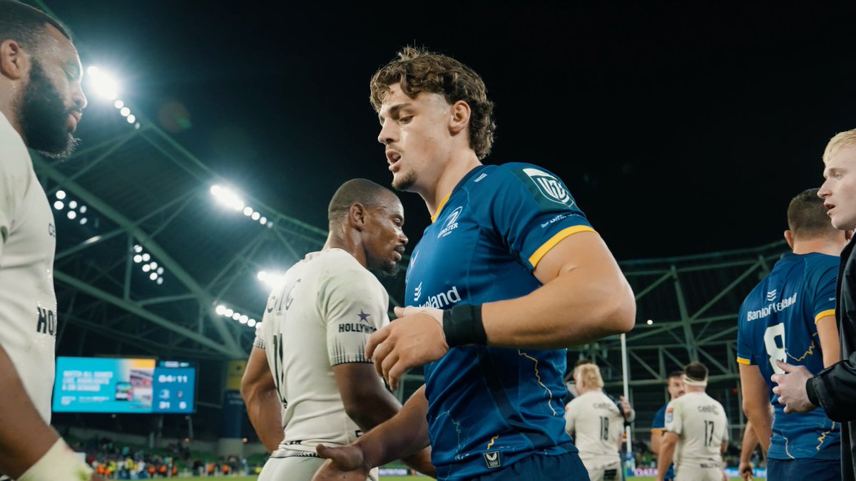 First cap in for Joshua Kenny 🧢 Nothing like some post-match celebrations to get it to sink in. #NeverLessThanEverything #LeinsterRugby