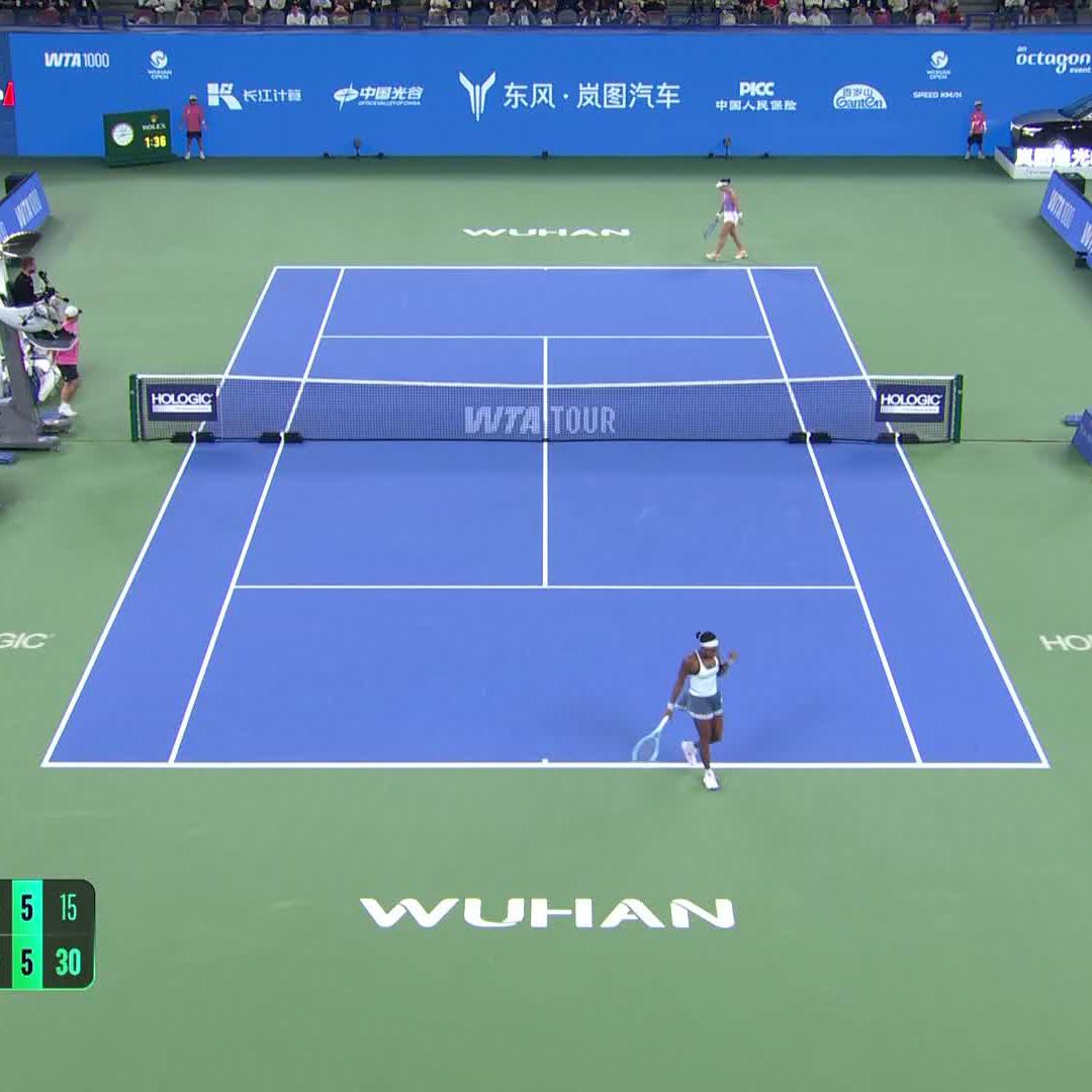 the variety she showed this point was incredible... I think that Anisimova loss was a blessing in disguise