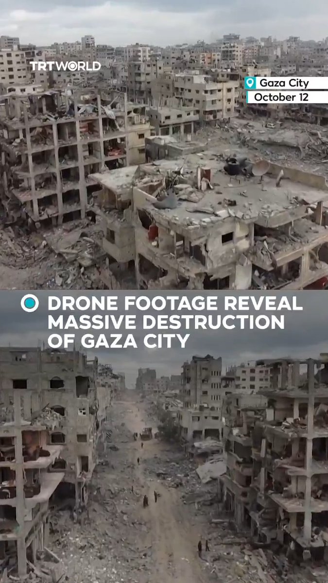 This is not a war. This is a GENOCIDE. Footage was taken on 12th of October following Israeli withdrawal.
