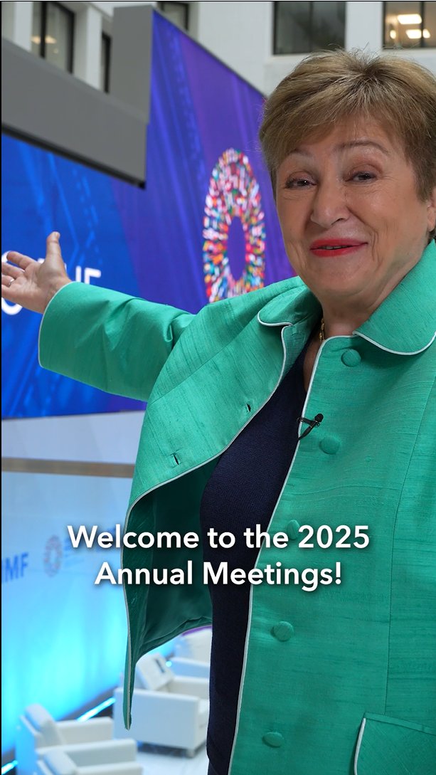 It’s that time of year when all our 191 members come together in Washington DC. Our goal: to listen, to learn, and to lead with purpose. Only by working together can we foster growth and opportunity for all. Welcome to the #IMFMeetings.