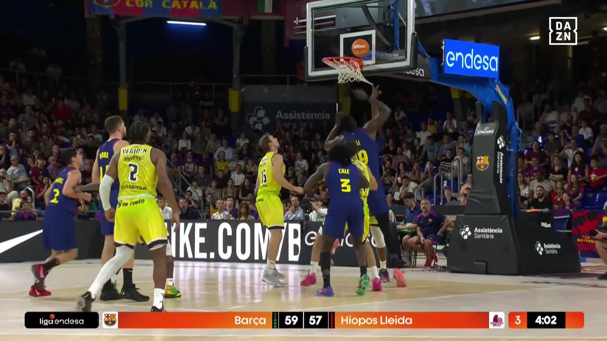 Dos jornadas, dos victorias ✅✅ HIOPOS LLEIDA asalta el Palau Blaugrana metiendo 91 puntos a un Barça que suma su segunda derrota consecutiva #LigaEndesaxDAZN 🏀