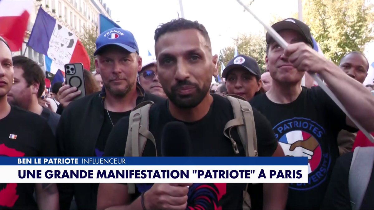 Ben le Patriote : «On est très fier. Ici, il y a des Français de toutes les couleurs de peau, de toutes les religions et c’est extraordinaire», dans #180MinutesInfoWE