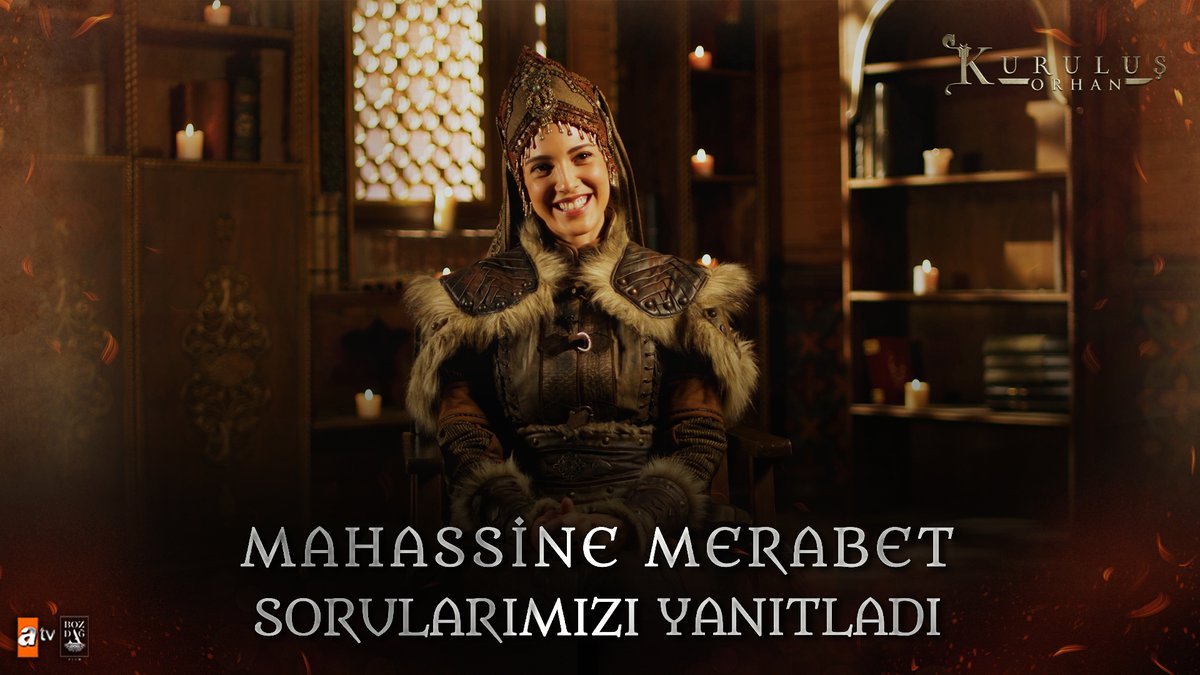 Dizimizin Nilüfer Hatun'u Mahassine Merabet ile keyifli bir sohbet! Karakterin hikayesini ve hazırlık sürecini Mahassine Merabet’in kendi ağzından dinleyin! ⚔️ #KuruluşOrhan çok yakında atv’de. 🔥 #MahassineMerabet #NilüferHatun