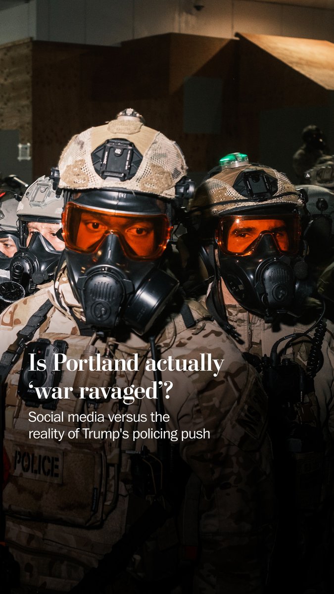 As President Trump tries to send the National Guard to Portland, Oregon, conservative influencers are working to support his claim that the city is burning with viral clips from one block.