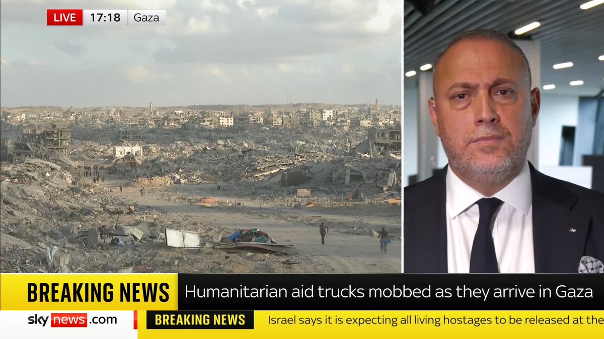 Palestinian Ambassador to the UK Husam Zomlot tells Sky's Barbara Serra Hamas will not form part of the interim government in Gaza. 📺 Sky 501 and YouTube