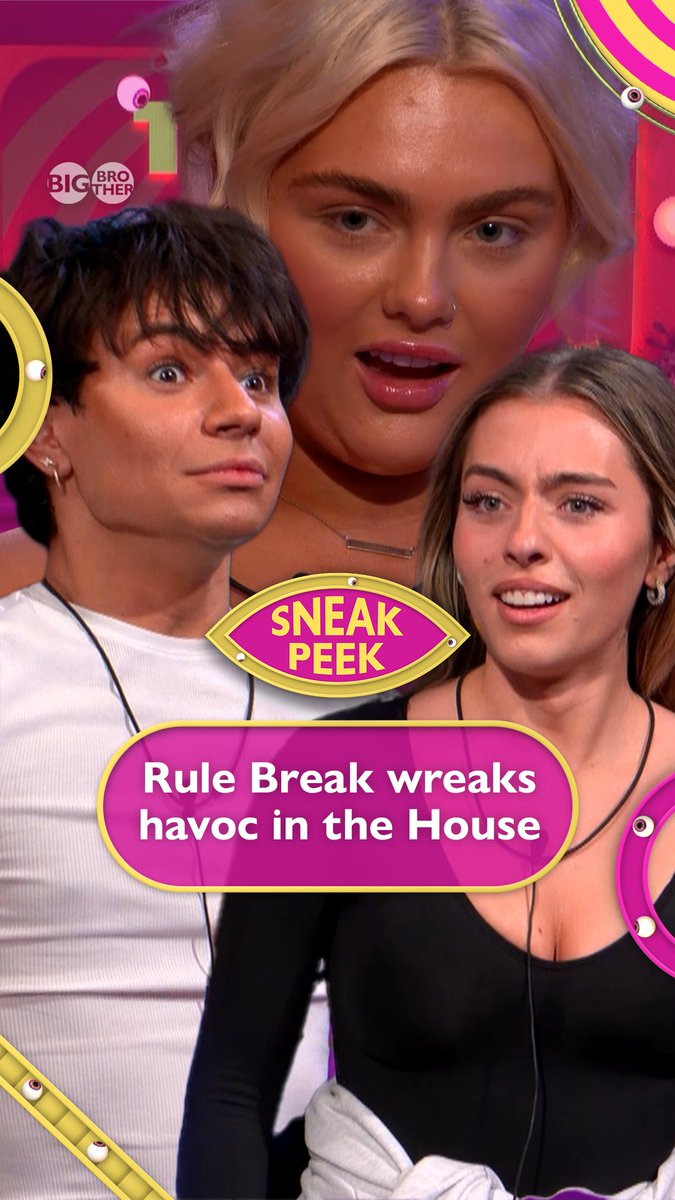 Sneak Peek 🚨 The House have got their eyes on the prize in a game of ‘Twist of Fate’, and one Housemate is about to be left with nothing… Plus code names cause chaos for Sam, Nancy and Jenny after a Rule Break reveals true feelings 🫣 #BBUK