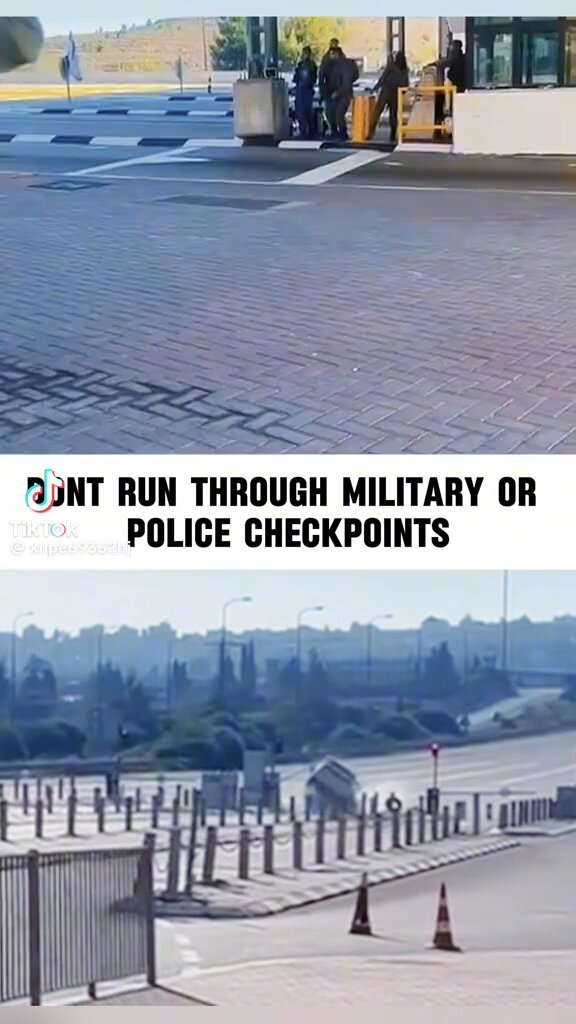 Note to self: Do not run thought any police or military checkpoints. I wouldn’t anyways but here is what can happen. 👇🏻👇🏻👇🏻