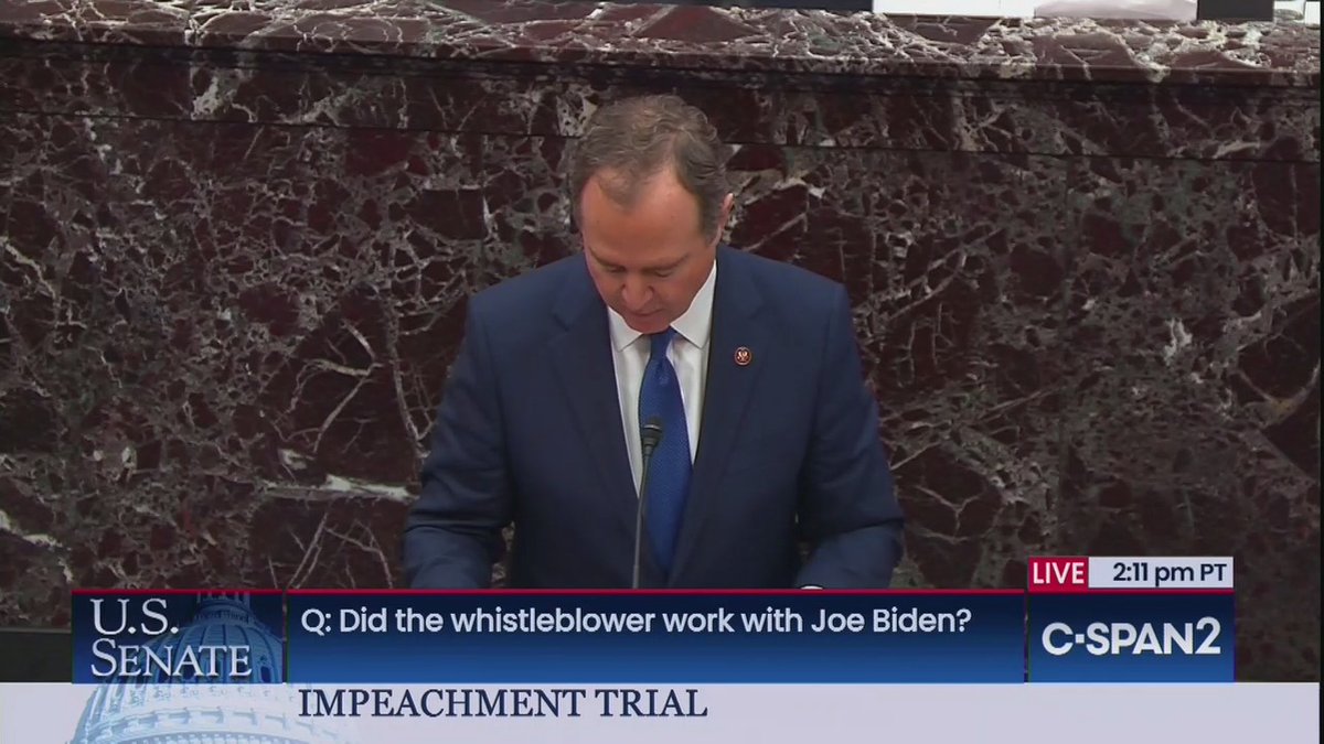 Here’s a video of Adam Schiff lying on the House floor. He knew exactly who the whistleblower was. Adam Schiff, Alex Vindman, Eric Ciaramella, John Roberts and others plotted to frame POTUS Trump. Seditious Conspiracy. They all must be punished.