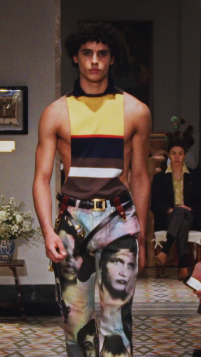 Versace Spring Summer 2026 unveiled at the Pinacoteca Ambrosiana, Milan.