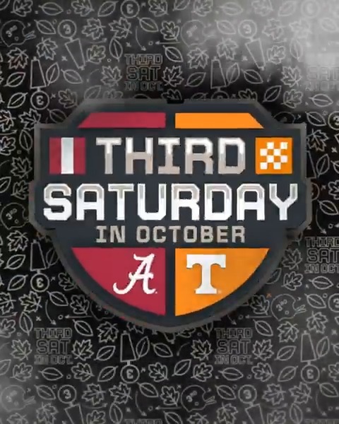 History runs deep on the Third Saturday in October. Introducing the official logo for one of college football's most iconic rivalries. See you Saturday! #RollTide | Alabama Football