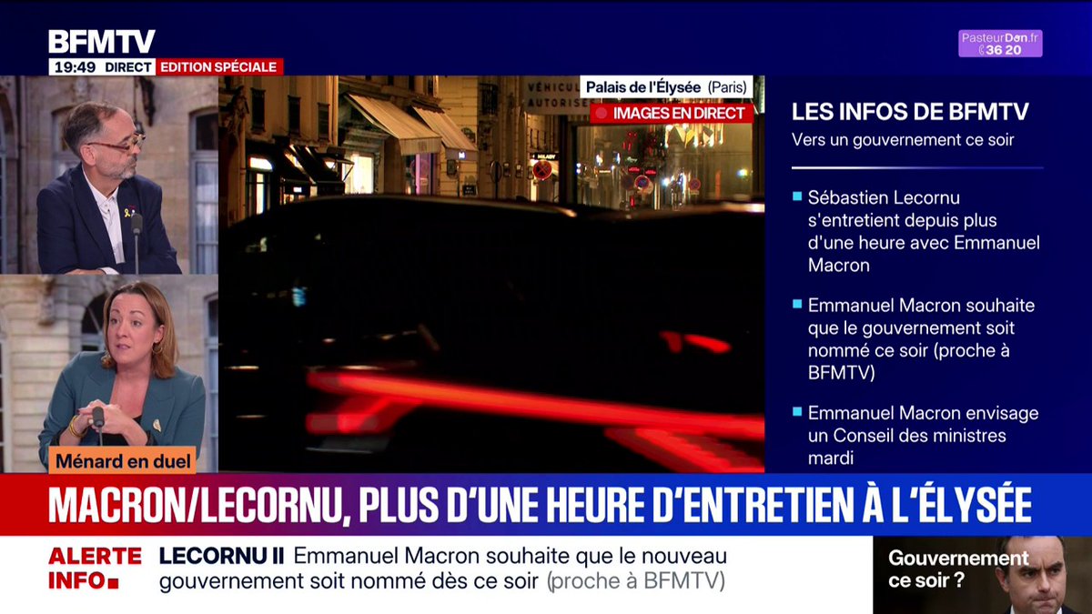 Le sketch sans fin. Lecornu est en entretien depuis plus d'une heure avec Emmanuel Macron. Cette fin de règne est interminable. La classe politique n'aura jamais été aussi ridicule de toute l'histoire de France.