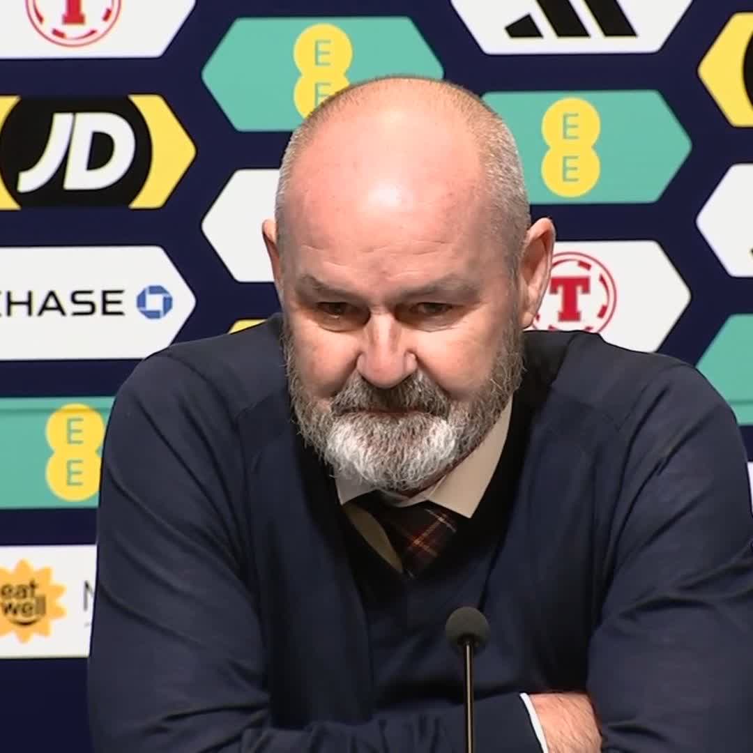 🗣️ "Possibly as disappointed as I've been over the whole 72 games [in charge]" Steve Clarke reflects on Scotland's 2-1 win over Belarus in World Cup qualifying 💬